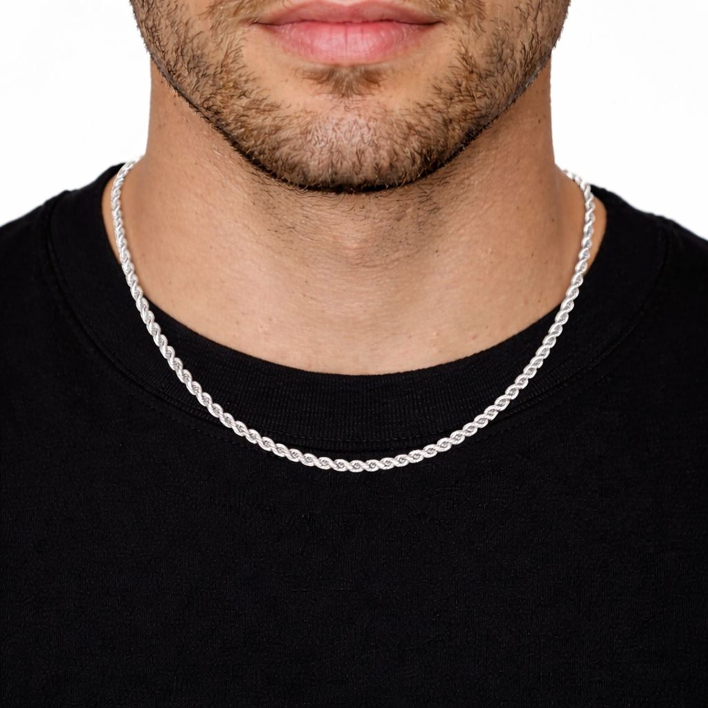 3MM Rope Chain Necklace